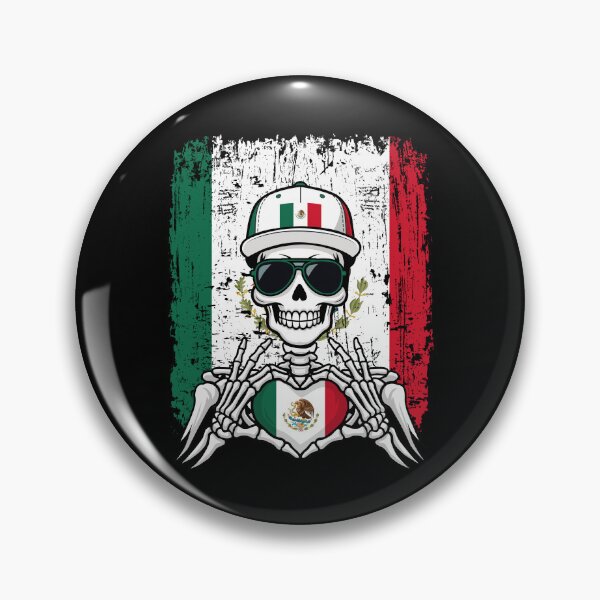 Item preview, Mexican Pride Skeleton Art - Mexico Football & Calavera Soccer Tee designed and sold by Colorful Designs.