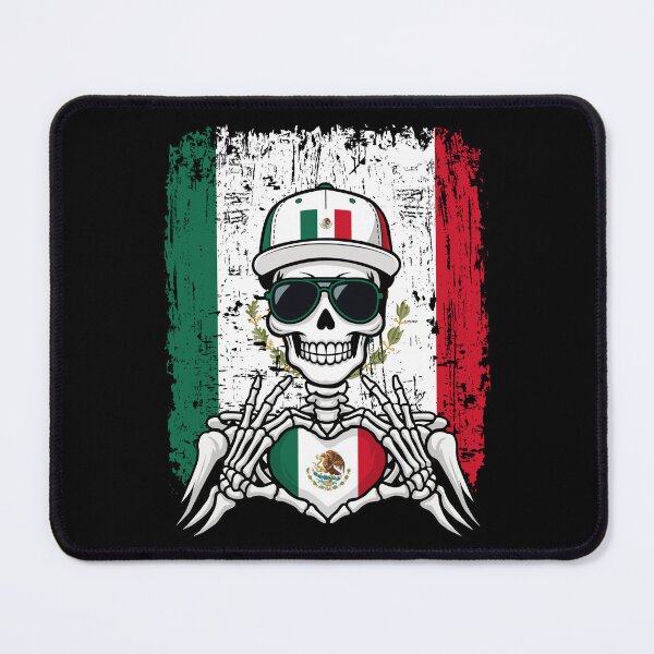 Item preview, Mexican Pride Skeleton Art - Mexico Football & Calavera Soccer Tee designed and sold by Colorful Designs.