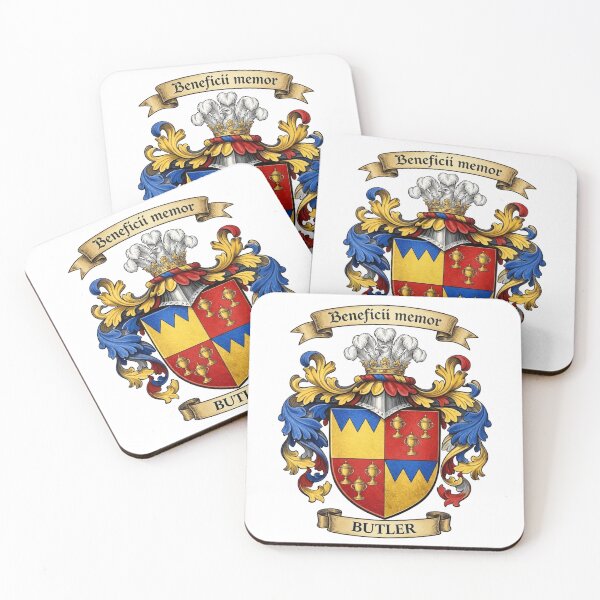 Item preview, The Butler Family Coat of Arms designed and sold by BagTown Clans.