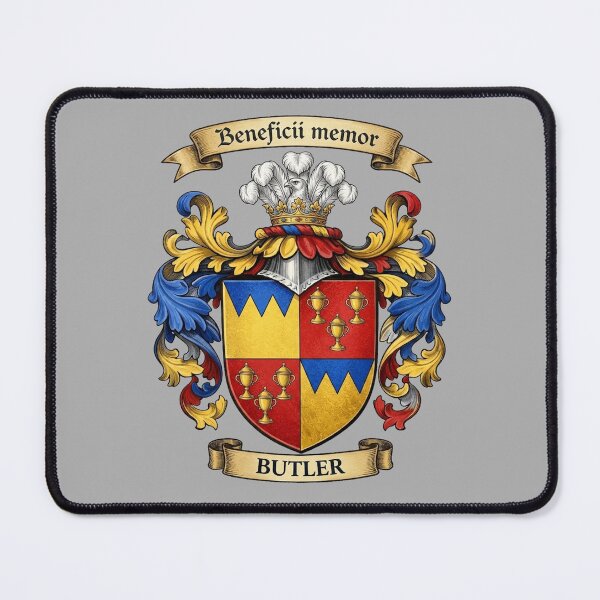Item preview, The Butler Family Coat of Arms designed and sold by BagTown Clans.