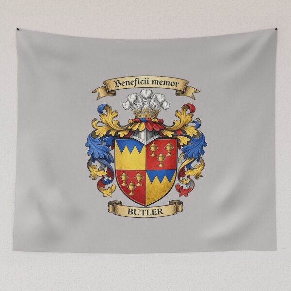 Item preview, The Butler Family Coat of Arms designed and sold by BagTown Clans.