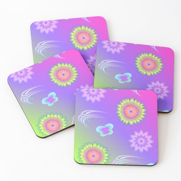 Item preview, Gradient Pastel Daisies and Butterflies designed and sold by kristimb.
