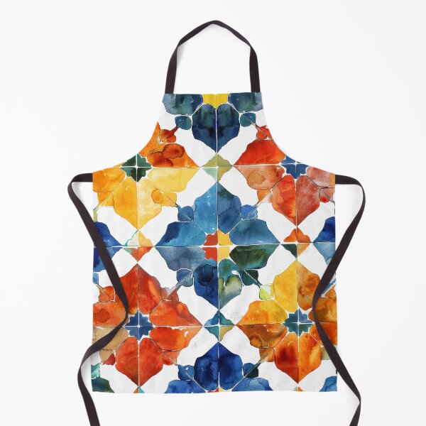 Item preview, Azulejos Vintage Spanish/Portuguese Distressed Tile Pattern Art designed and sold by DEC02.