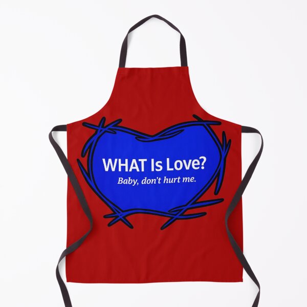 Item preview, hat Is Love? Baby Don't Hurt Me - Blue Grunge Heart designed and sold by Urban-InkStudio.