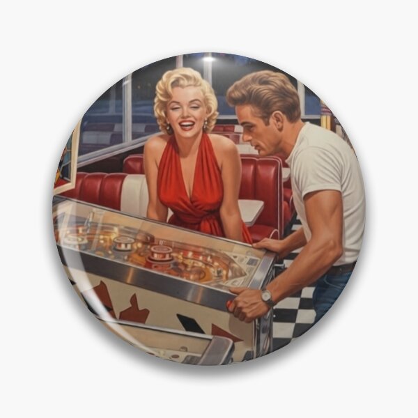 Item preview, Pinball Wizardry: Iconic Duo at the Retro Arcade designed and sold by Art's Diner.