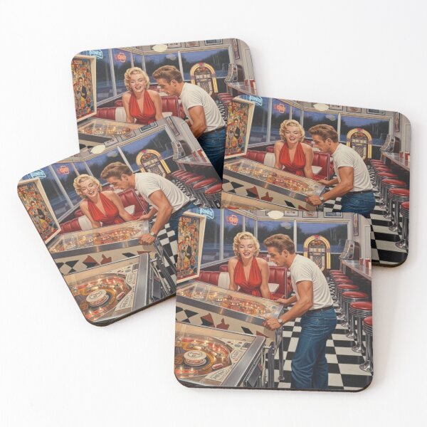 Item preview, Pinball Wizardry: Iconic Duo at the Retro Arcade designed and sold by Art's Diner.
