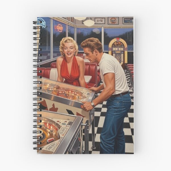 Item preview, Pinball Wizardry: Iconic Duo at the Retro Arcade designed and sold by Art's Diner.