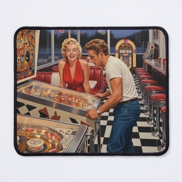 Item preview, Pinball Wizardry: Iconic Duo at the Retro Arcade designed and sold by Art's Diner.