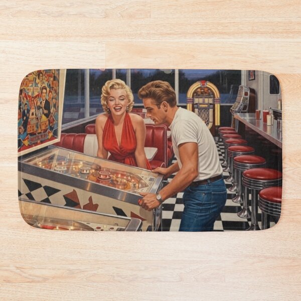 Item preview, Pinball Wizardry: Iconic Duo at the Retro Arcade designed and sold by Art's Diner.