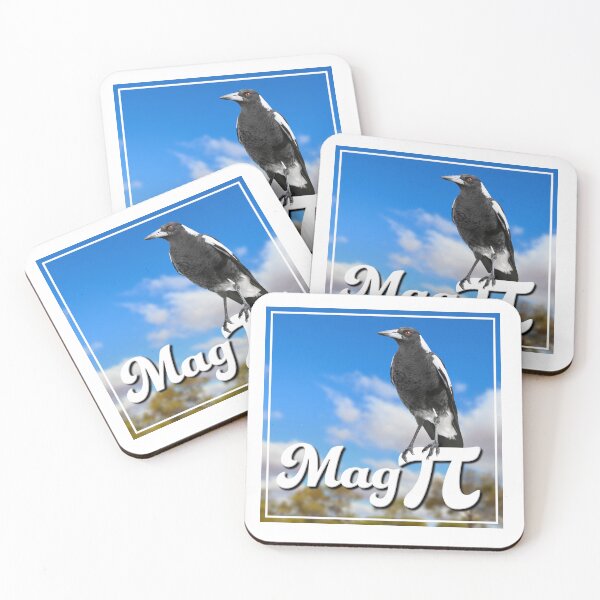 Item preview, Australian Magpie π (Blue Sky) designed and sold by Wonderbouy.