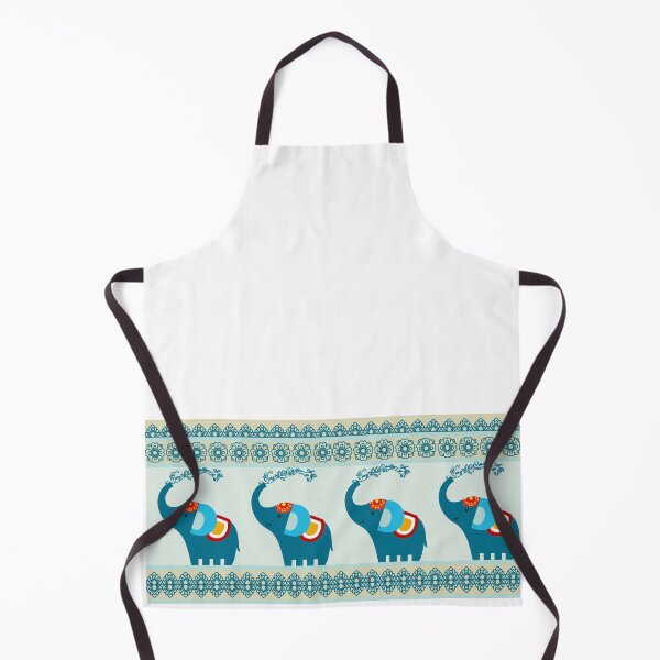 Item preview, Blue Elephant Decorative Border Pattern designed and sold by Dintheo.