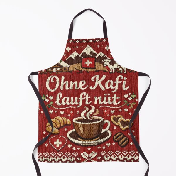 Item preview, Swiss coffee saying: Nothing works without coffee designed and sold by Mauswohn.