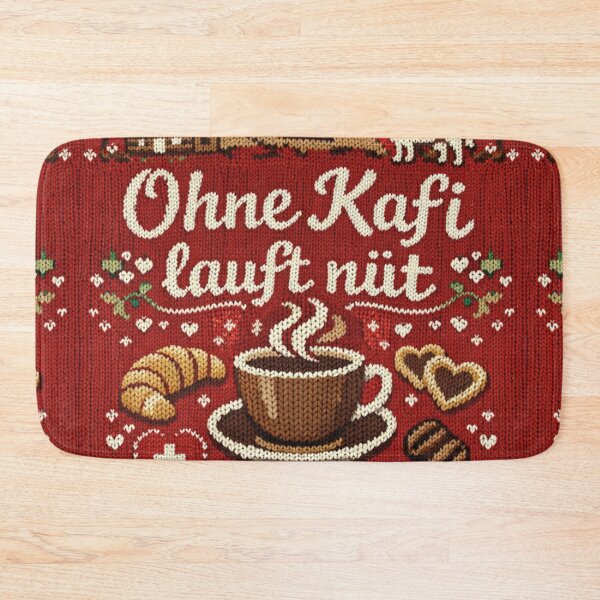 Item preview, Swiss coffee saying: Nothing works without coffee designed and sold by Mauswohn.
