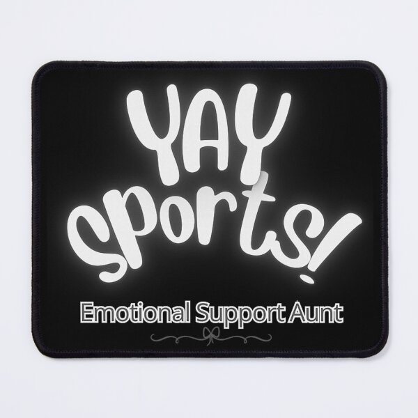 Item preview, Yay Sports Emotional Support Aunt Funny Sarcastic Sports Fan Game Day Outfit designed and sold by RannaHile.