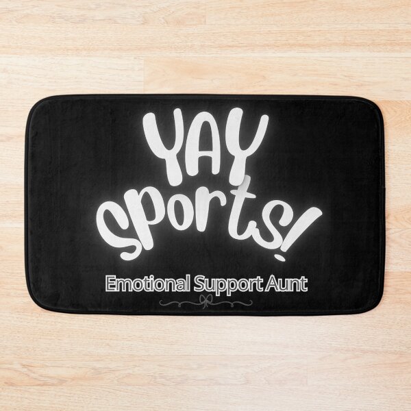 Item preview, Yay Sports Emotional Support Aunt Funny Sarcastic Sports Fan Game Day Outfit designed and sold by RannaHile.