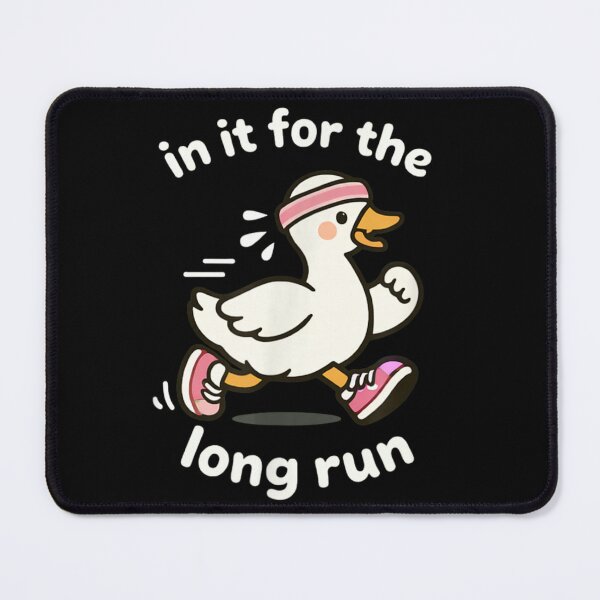 Item preview, In It For The Long Run Funny Running Duck Marathon Training Gift designed and sold by RannaHile.