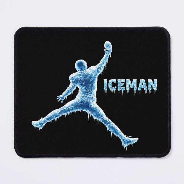 Item preview, Iceman American Football Player Ice Sculpture Silhouette Sports Winter Graphic Art designed and sold by RannaHile.