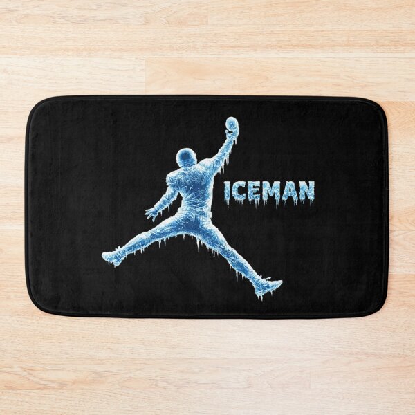 Item preview, Iceman American Football Player Ice Sculpture Silhouette Sports Winter Graphic Art designed and sold by RannaHile.