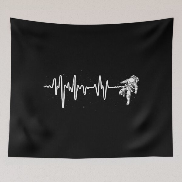 Item preview, Electrocardiograma del planeta latido del corazón espacial designed and sold by vmswgacu99.