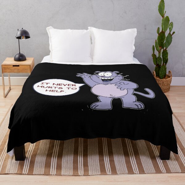 Item preview, Eek The Cat (It Never Hurts To Help.) designed and sold by Area-Store-95.