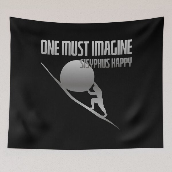 Item preview, One Must Imagine Sisyphus Happy designed and sold by vmswgacu99.