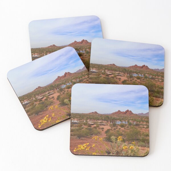 Item preview, Cloudy Blue Sky, Red Rock and Lake designed and sold by Phakade's Photos.