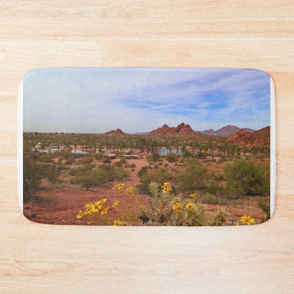 Item preview, Cloudy Blue Sky, Red Rock and Lake designed and sold by Phakade's Photos.