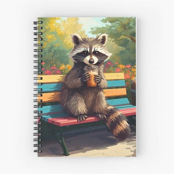 Item preview, Raccoon-Drinking-Iced-Coffee designed and sold by NewestVibes26.