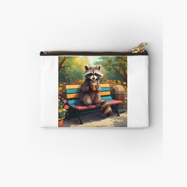 Item preview, Raccoon-Drinking-Iced-Coffee designed and sold by NewestVibes26.