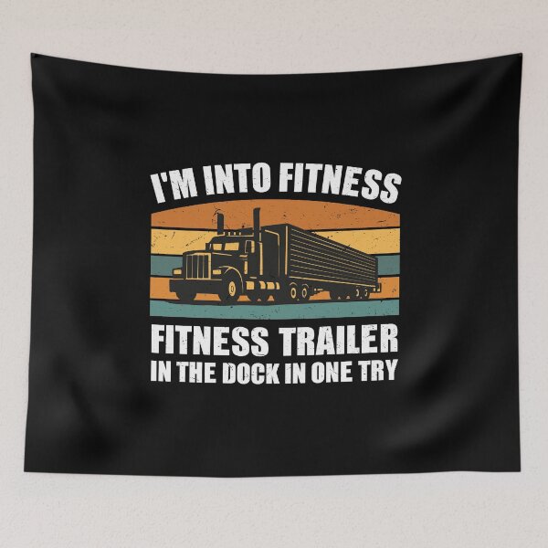 Item preview, I'm Into Fitness, Fitness Trailer In The Dock In One Try  designed and sold by NQArtist.