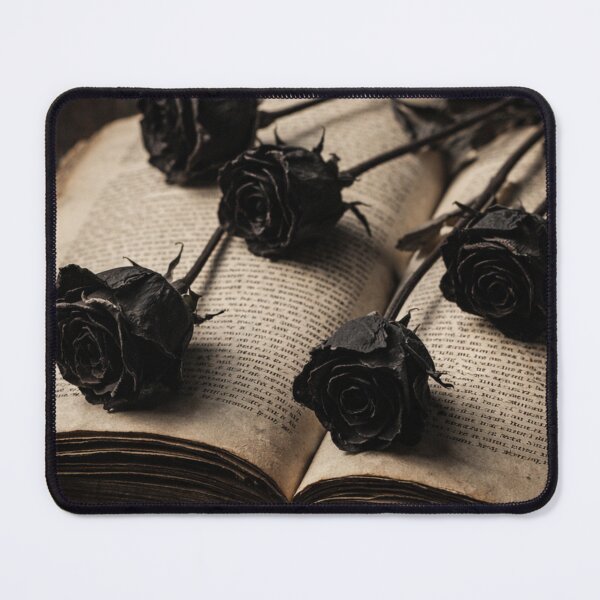 Item preview, Black Roses & Antique Book designed and sold by PixelVibe782.