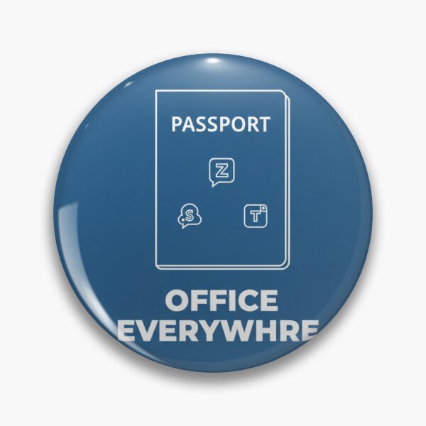 Item preview, Copy of Office Everywhere - Digital Nomad Passport Sticker designed and sold by ZYNORAworld.