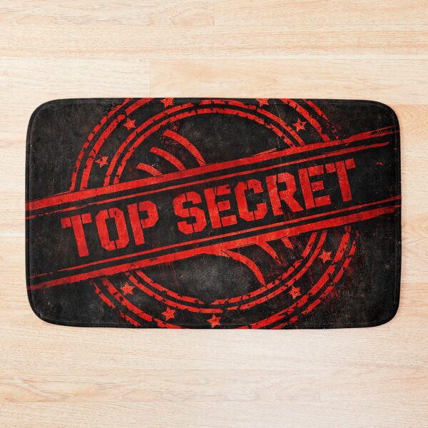 Item preview, Top Secret Stamp designed and sold by Kaleidoscope Print.