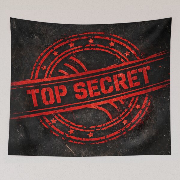 Item preview, Top Secret Stamp designed and sold by Kaleidoscope Print.
