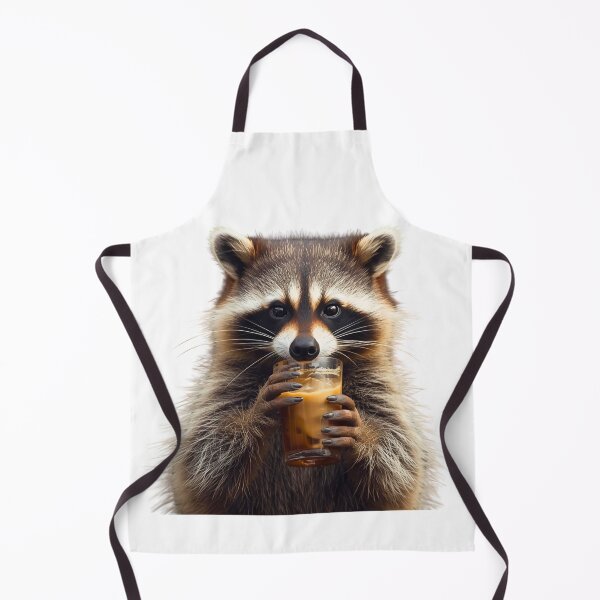 Item preview, Raccoon Drinking Iced Coffee designed and sold by NewestVibes26.