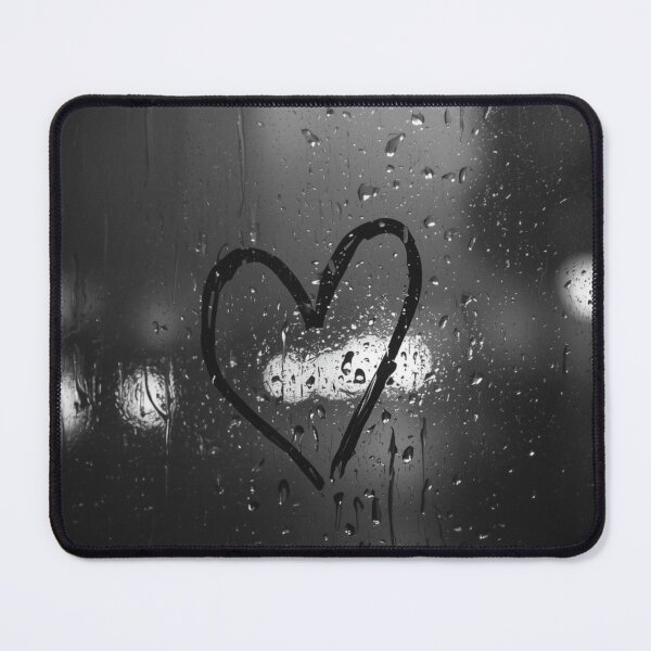 Item preview, Heart on the Rained Window designed and sold by PixelVibe782.