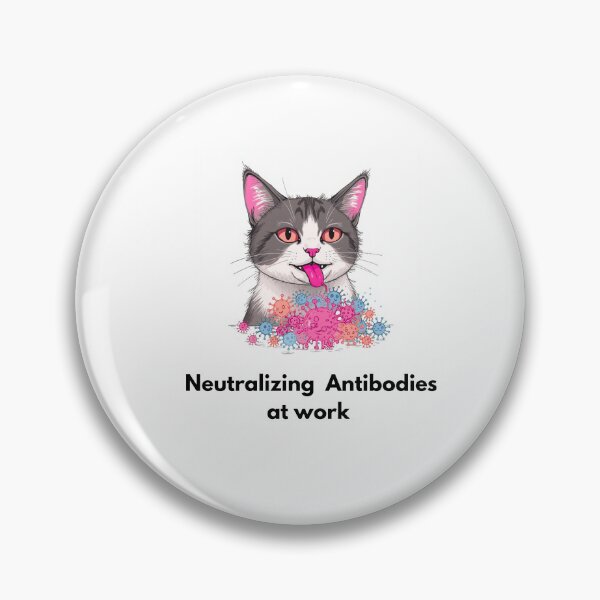 Item preview,        Cat Eating Viruses  – Cute Cat Eating Virus Illustration” t-shirt  designed and sold by Fouziaart08.
