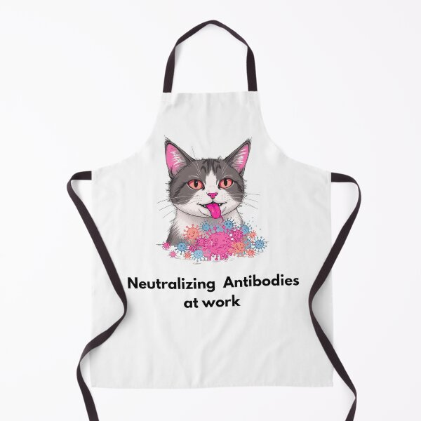 Item preview, Cat Eating Viruses – Cute Cat Eating Virus Illustration” t-shirt designed and sold by Fouziaart08.