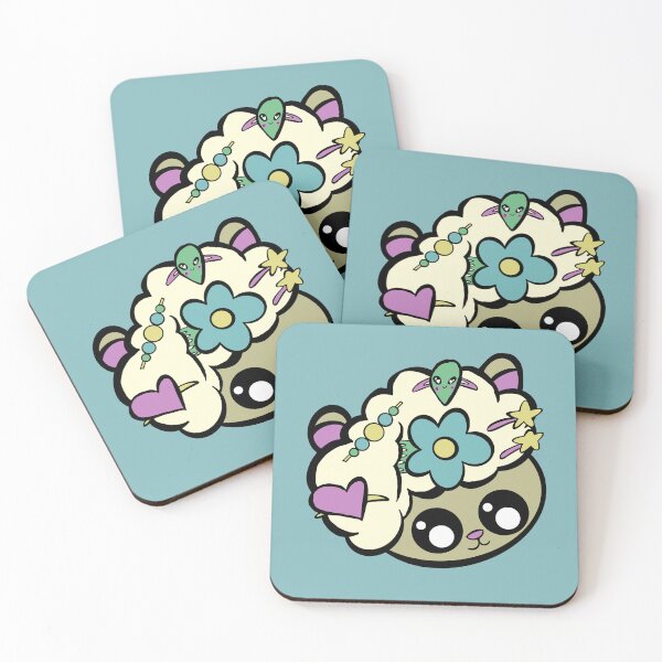 Item preview, Pretty Sheep With blue background  designed and sold by missmann.