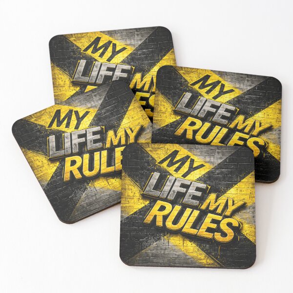 Item preview, My Life My Rules designed and sold by Kaleidoscope Print.