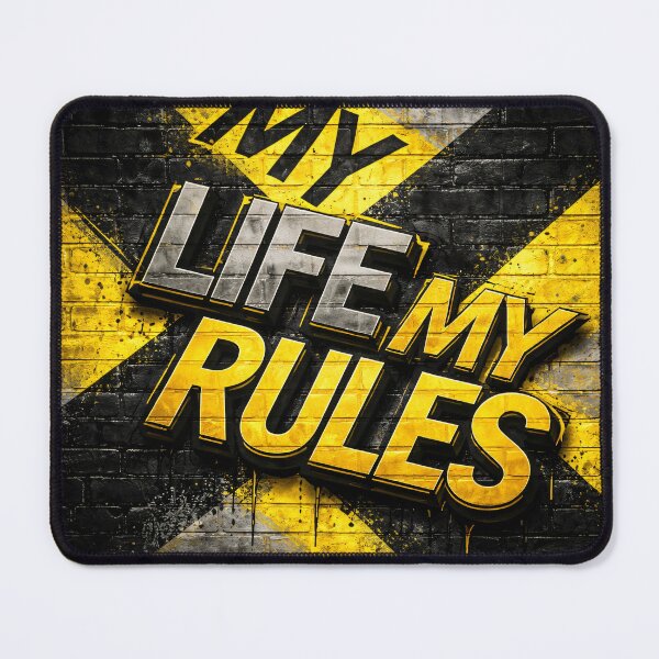 Item preview, My Life My Rules designed and sold by Kaleidoscope Print.
