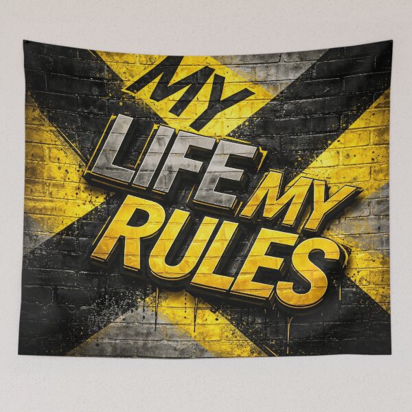 Item preview, My Life My Rules designed and sold by Kaleidoscope Print.