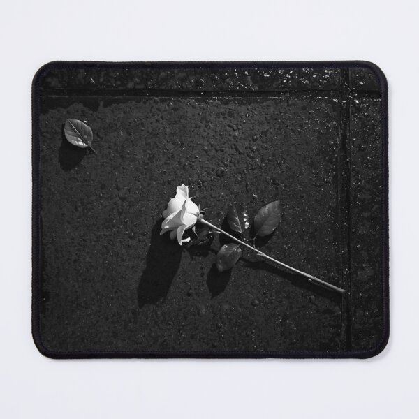 Item preview, White Rose on Wet Pavement designed and sold by PixelVibe782.