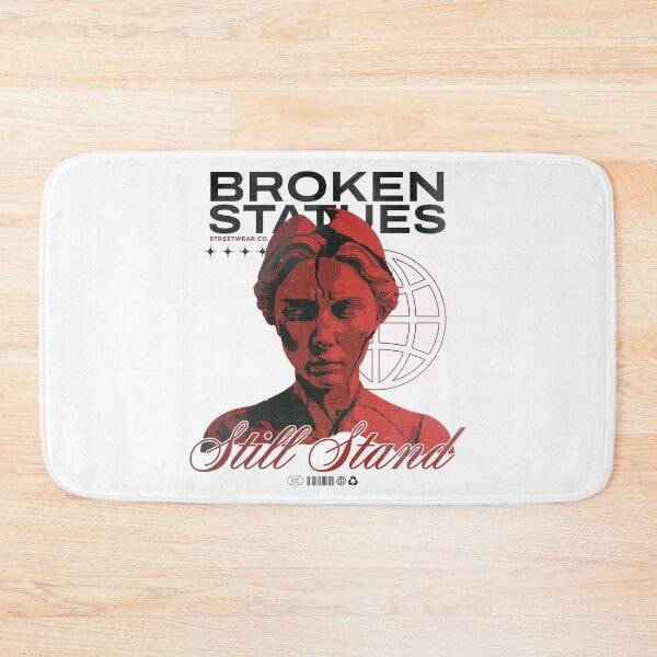 Item preview, Broken Greek Statue Streetwear Graphic with Bold Typography designed and sold by Nobody Shadow Art.