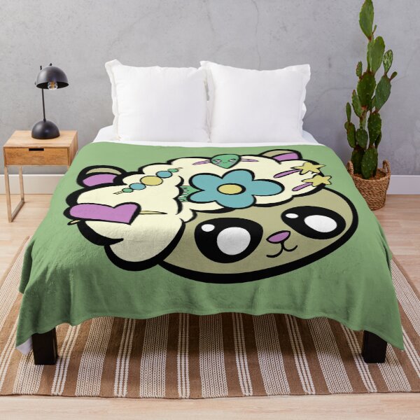 Item preview, Pretty Sheep With green background designed and sold by missmann.
