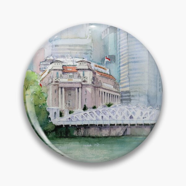 Item preview, Singapore River Waterfront - Fullerton View designed and sold by Anjuna Sainath.