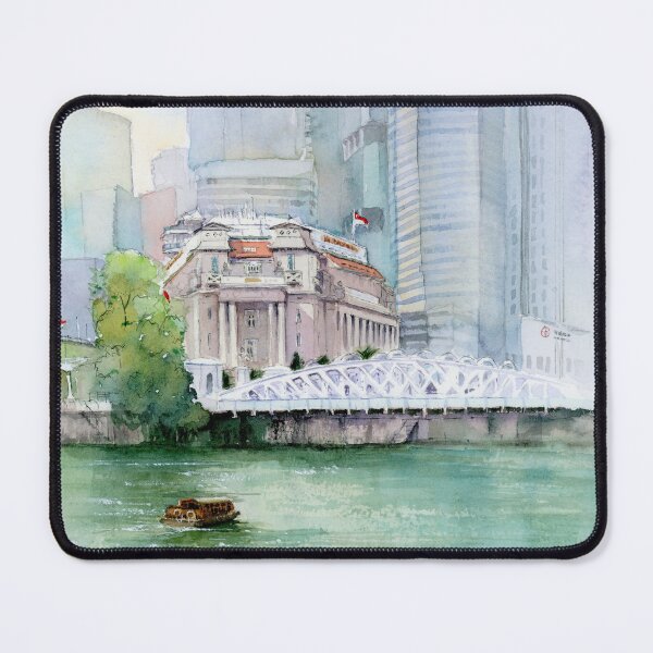 Item preview, Singapore River Waterfront - Fullerton View designed and sold by Anjuna Sainath.