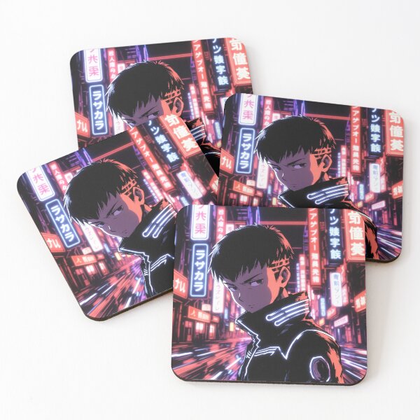 Item preview, Neon Drifter - Urban Cyberpunk Anime Art designed and sold by RadaQueen.