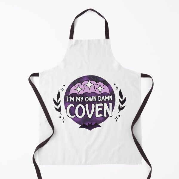 Item preview, Sarcastic Witch "I'm My Own Damn Coven" Sticker designed and sold by PettyPotion33.