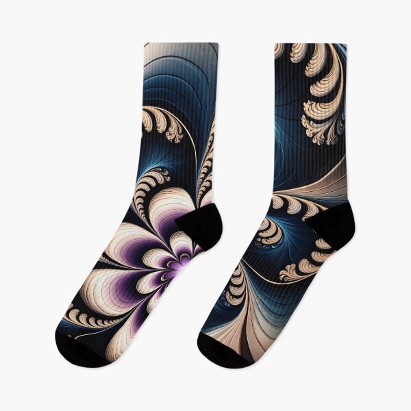 Item preview, Velvet Fractal Bloom designed and sold by Kaleidoscope Print.
